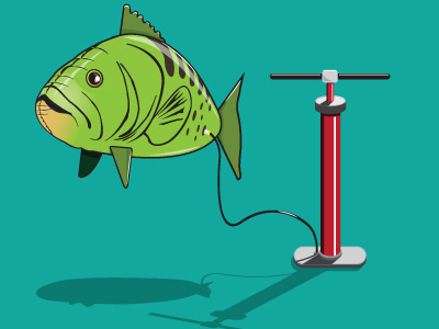 Pump Up The Bass bass illustration