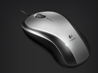 Mouse icon illustration logitech mouse