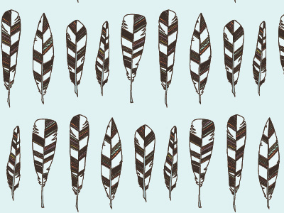 Feather Pattern feathers illustration pattern