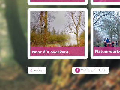 Plezant platteland pager results uitdatabase widget
