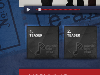 Teaser Player music player teaser video