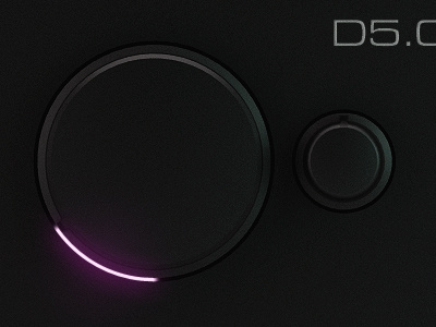 Audio Interface (rough draft) 3d audio bevel black c4d dark glow illuminated knob luminous render tech ui wip