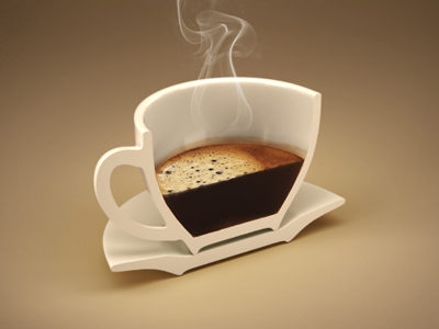 Coffee 3d coffee cup