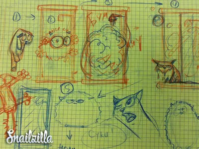 Game art - tamagotchi art character game