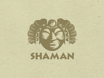 Logo Shaman Letterpess fish fishing fly fishing illustration letterpress logo mascot nature salmon t shirt tourism trade mark. trout vector