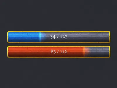 Going MMO Style game hud mmorpg uiux
