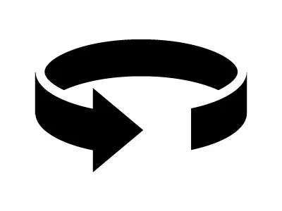 Rotate 360 e commerce icon rotate