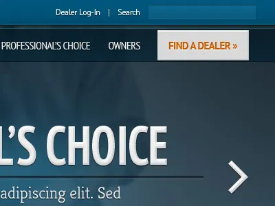 Top Nav and Hero menu nav rotator ui