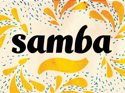 Samba lau giraudo typography