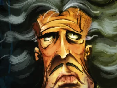 Simon Sneed character design comic creepy fantasy horror illustration painting scary