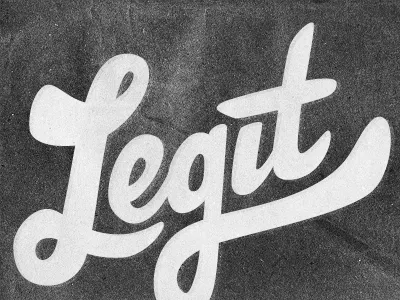 Going legitimate with Mr. Henry lettering type design typography