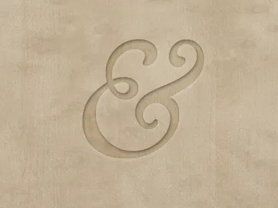 Ampersand ampersand effect type wood