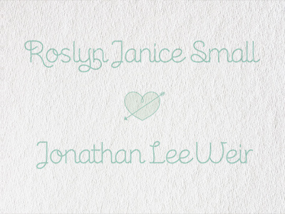 Wedding Invitation Concept 3 invitation print typography wedding