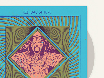 Red Daughters No.02 america drugs hippies lp minneapolis rock and roll screenprinting stoned guys