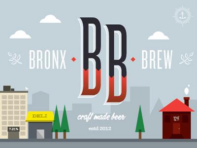 Bronx brew packaging barrels beer brew brewery bronx logo