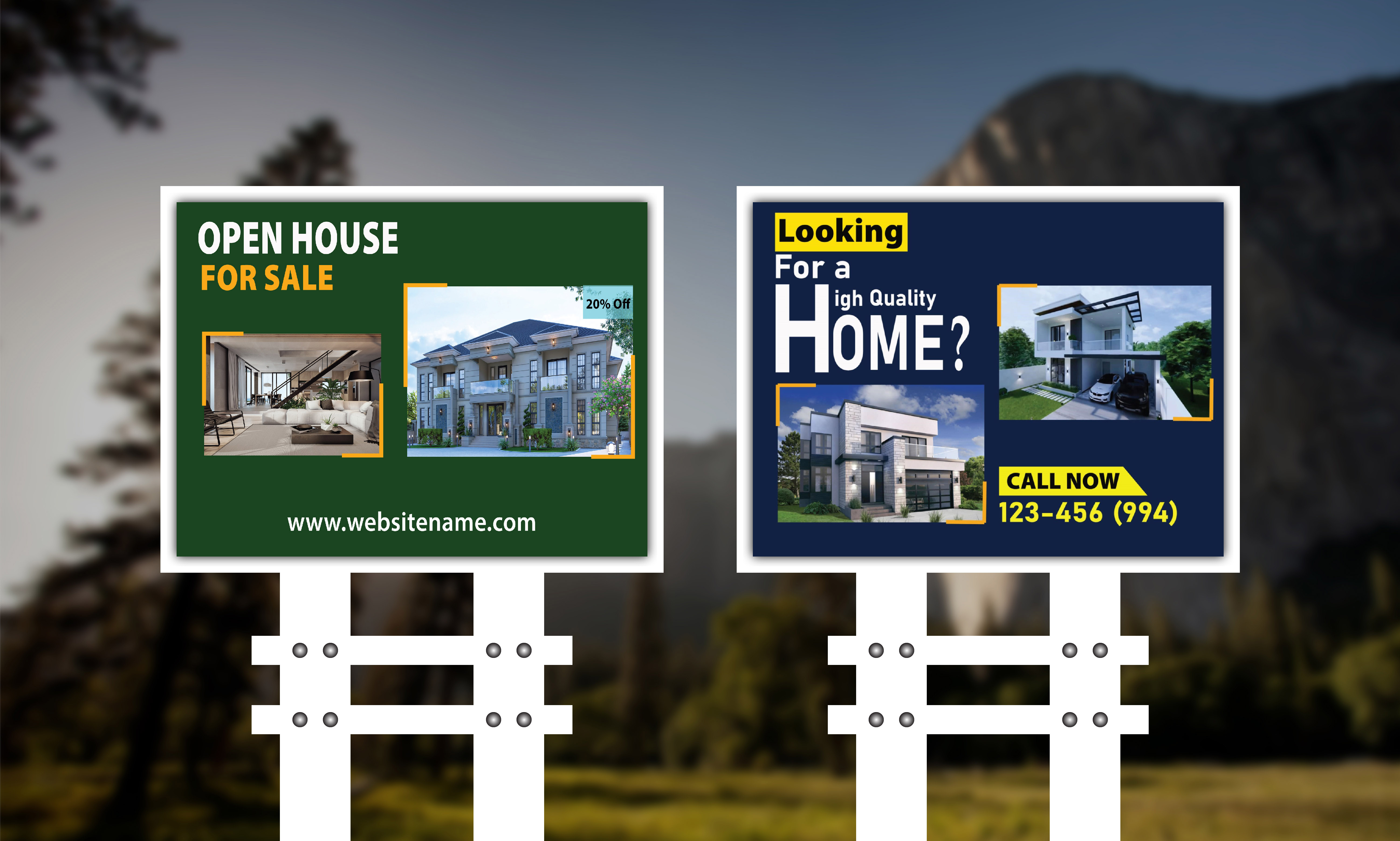 Yard Sign bandit sign banner billboard billboard design branding graphic design lawn sign logo outdoor banner roll up banner signage signboard yard sign yard sign design