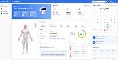 MedicPro | Medical Web Dashboard Design ui