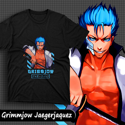 Grimmjow Jaegerjaquez Designs anime anime design anime designs anime tshirt bleach bleach designs bleach grimmjow design design grimmjow grimmjow grimmjow bleach grimmjow design grimmjow designs grimmjow jaegerjaquez grimmjow tshirt illustration otaku otaku store tshirt design