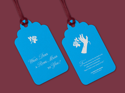 What Does a Rose Mean to You? cobalt design ethics hand illustration rose roses tags