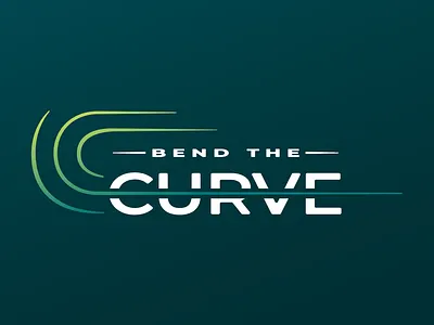 Bend the Curve Logo Concept bend the curve company branding company kickoff curve logo curves formula 1 indycar race track racing track