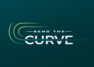 Bend the Curve Logo Concept bend the curve company branding company kickoff curve logo curves formula 1 indycar race track racing track