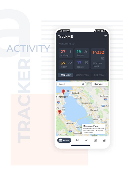 Streamlined Tracking: UI Design for a Tracker App fitness tracking ux intuitive tracker app productivity app design project tracker interface real time data visualization app tracker app ui design