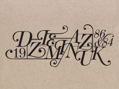 Personal Tattoo tattoo typography