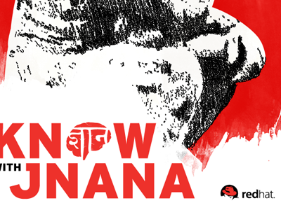 Jnana Poster jnana knowledgebase poster propaganda red hat