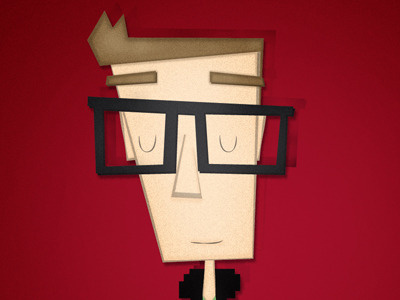 Kevin Hayes illustration self portrait