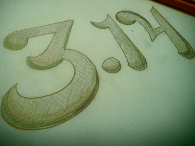 Happy Pi Day! march pi serif sketch typography