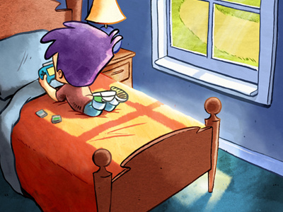 Bo's Boom-Blaster - pg 1 illustration