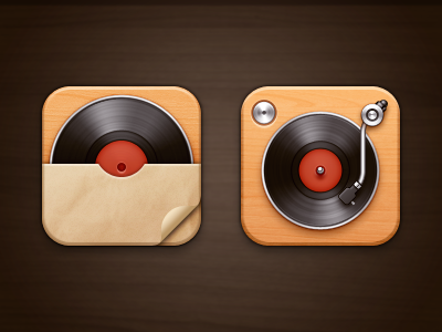 Album Jacket album ios paper vinyl wood