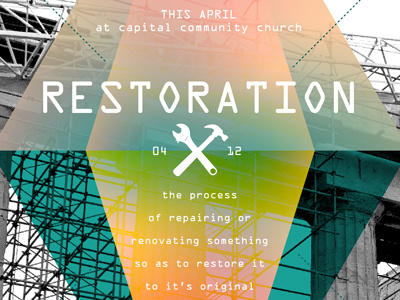 Easter Graphic - Restoration church series easter sermon series