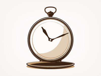 clocketwatch clock illustration pocketwatch sharp vector