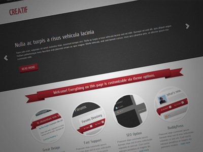 Creatif free html template