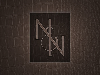 Simple Logo Concept for a friend [UPDATE] brand branded concept engraved identity leather logo nn