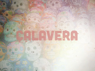 Calavera day of the dead mexico photoshop skull sugar skull type