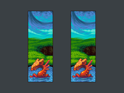 Spacebath illustration pixel pixelart