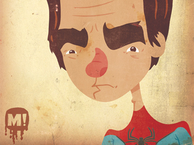 Amazing Spidey amazing illustration mud spider man