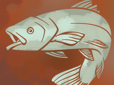 Mmmm... Fish! fish illustration