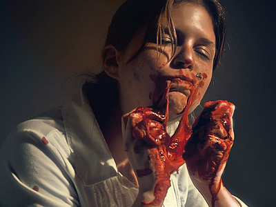 Or fake blood photography zombie