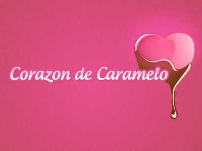 Corazon de Caramelo brand gado glow gonzalez hearth icon pink