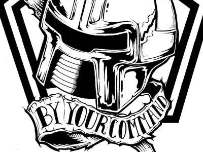 Cylon battlestar galactica cylon pen and ink