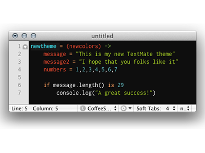 Nebula Textmate Theme textmate theme