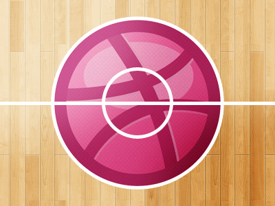 Thanks Dribbble basketball basketball court dribbble hardwood tipoff