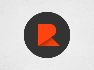 R for Rob logo r