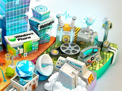 City of Developers city developer illustration software