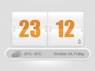Flip Clock Widget Draft clock flip widget