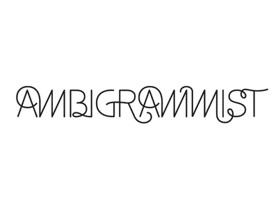 Blog logo lettering typography