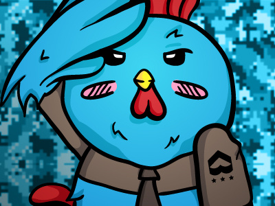 Back to the Tweeting Coop! army chicken twitter
